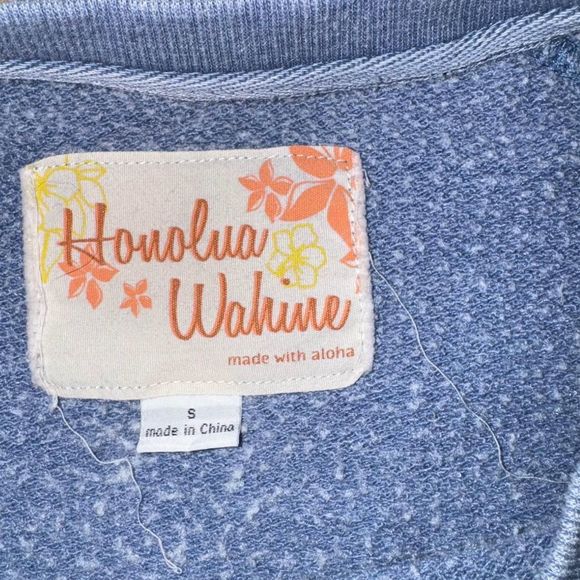 Honolua Wahine Surf Company Blue Lightweight Woman’s Small - Picture 2 of 3